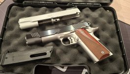 Kimber Custom II Two Tone 9mm Pistool met .22 LR Wisselset
