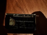 .357 Magnum lege hulzen – eenmaal verschoten – S&B