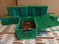 Sierra Match King en pro Hunter.308 koppen.