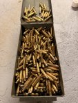 Diverse hulzen .308 - .223 - .30-30