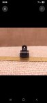 M1 Carbine flip sight of two-position flip rear sight.