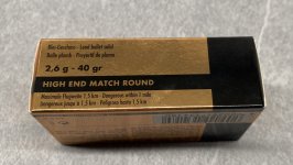 RWS R50 .22LR Match munitie