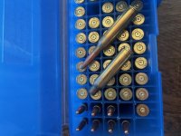 Zweedse Mauser 6,5 x 55 patronen en herlaadbenodigdheden