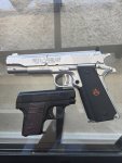 Colt model 45 acp + colt baby 25 auto bibi gun