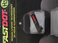 Hi Viz fast dot h3 Glock MOS