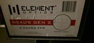 Elemets optics gen 2 4-25×50